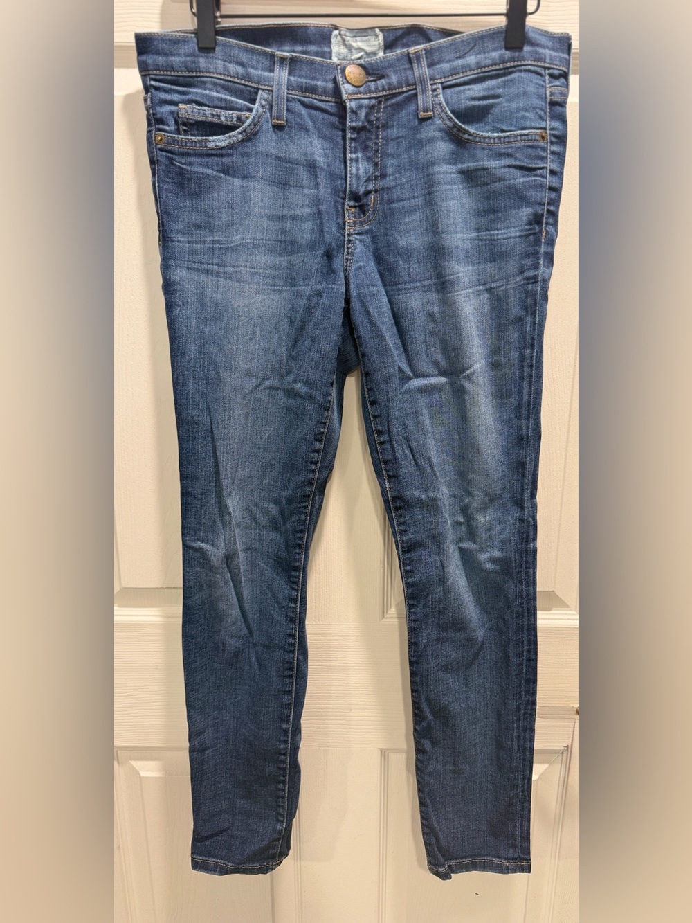 Current/Elliott The Stiletto Townie Jeans Size 29 Blue Skinny Stretch - Picture 2 of 14